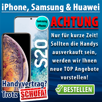 Handyvertrag trotz Schufa ohne Bonitätsprüfung? Jetzt vergleichen! Handyvertrag ohne Schufa iPhone Samsung Huawei 100% Zusage?